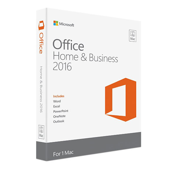 Office Mac Home Business 1PK 2016 English APAC EM Medialess P2 (W6F-00882)